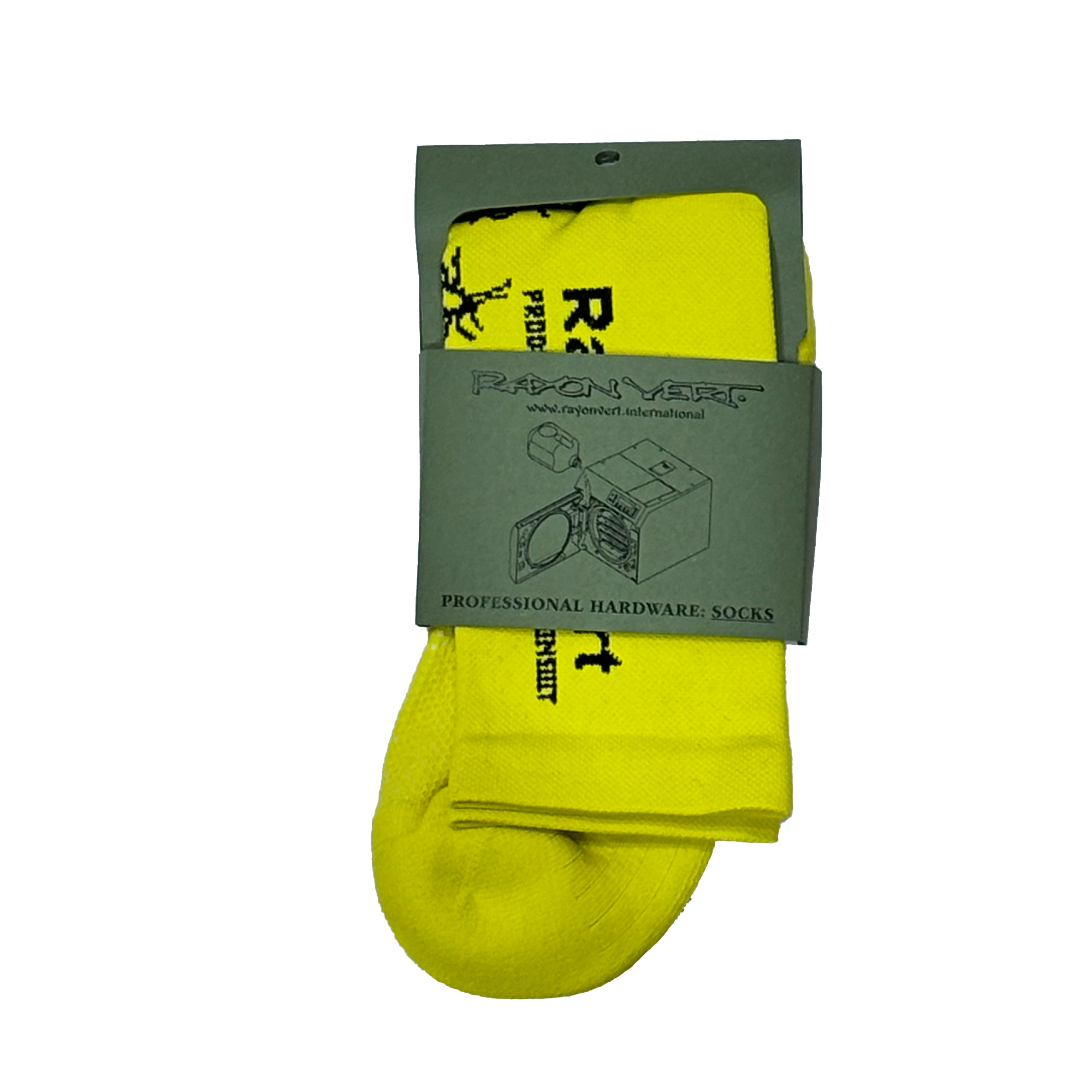 Rayon Vert Kakerlaken Socks Corn Yellow