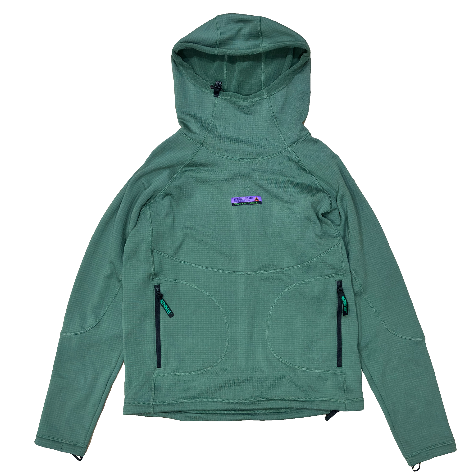 Rayon Vert Oasis Fleece Lichen Green
