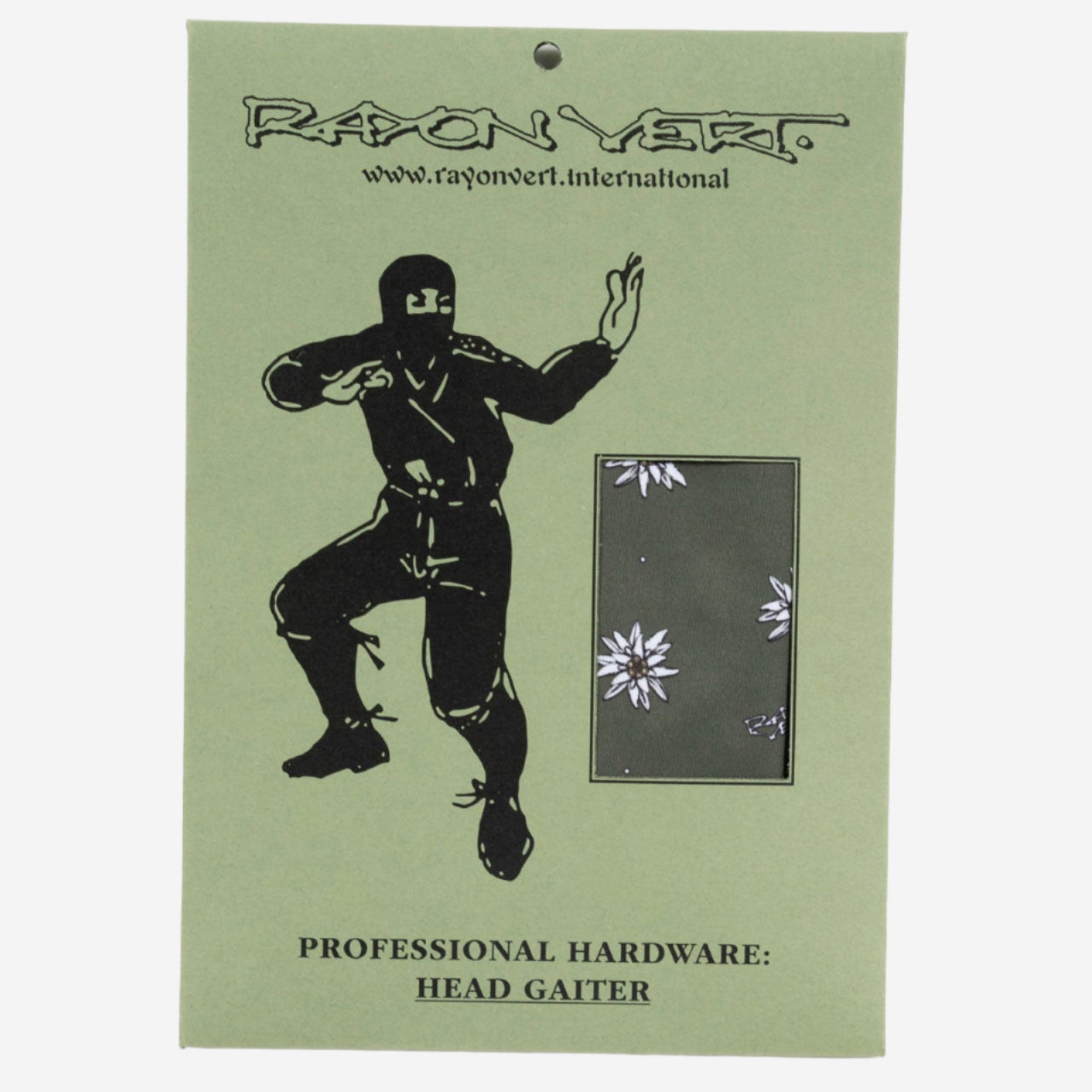 Rayon Vert Head Gaiter Edelweiss Green