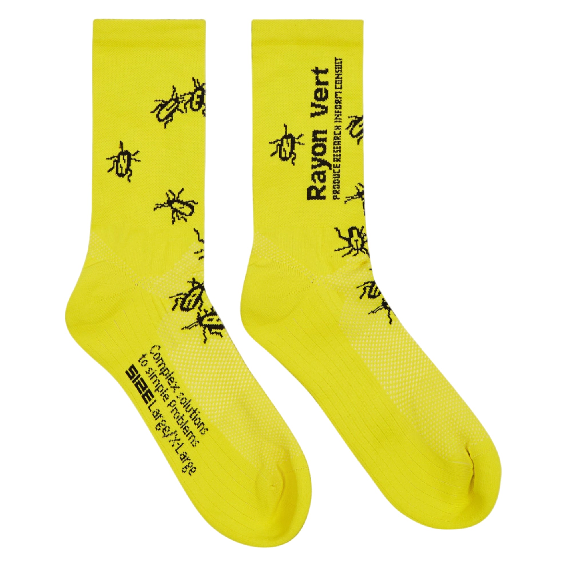 Rayon Vert Kakerlaken Socks Corn Yellow