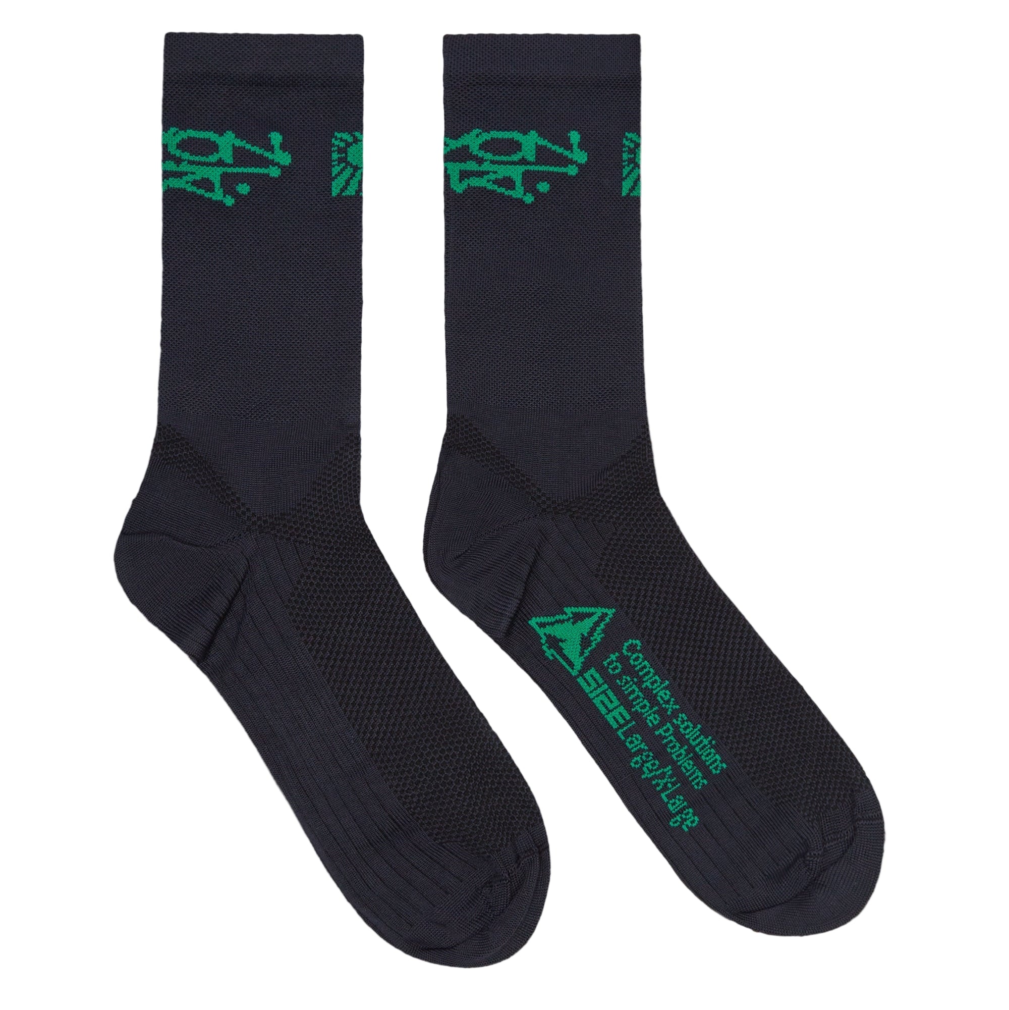 Rayon Vert Problem Socks Golgotha Black