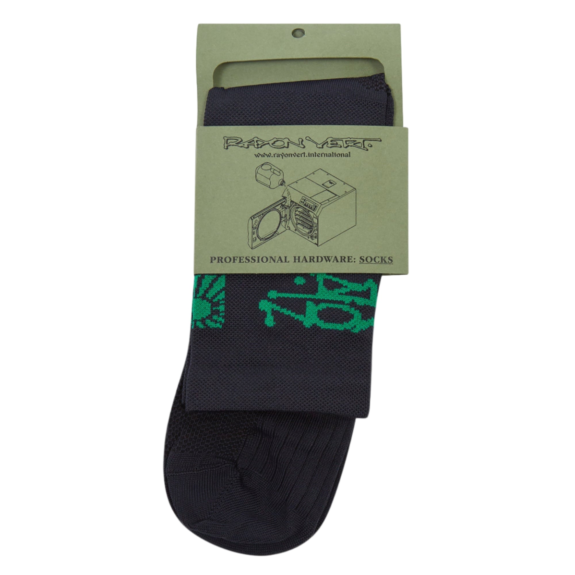 Rayon Vert Problem Socks Golgotha Black