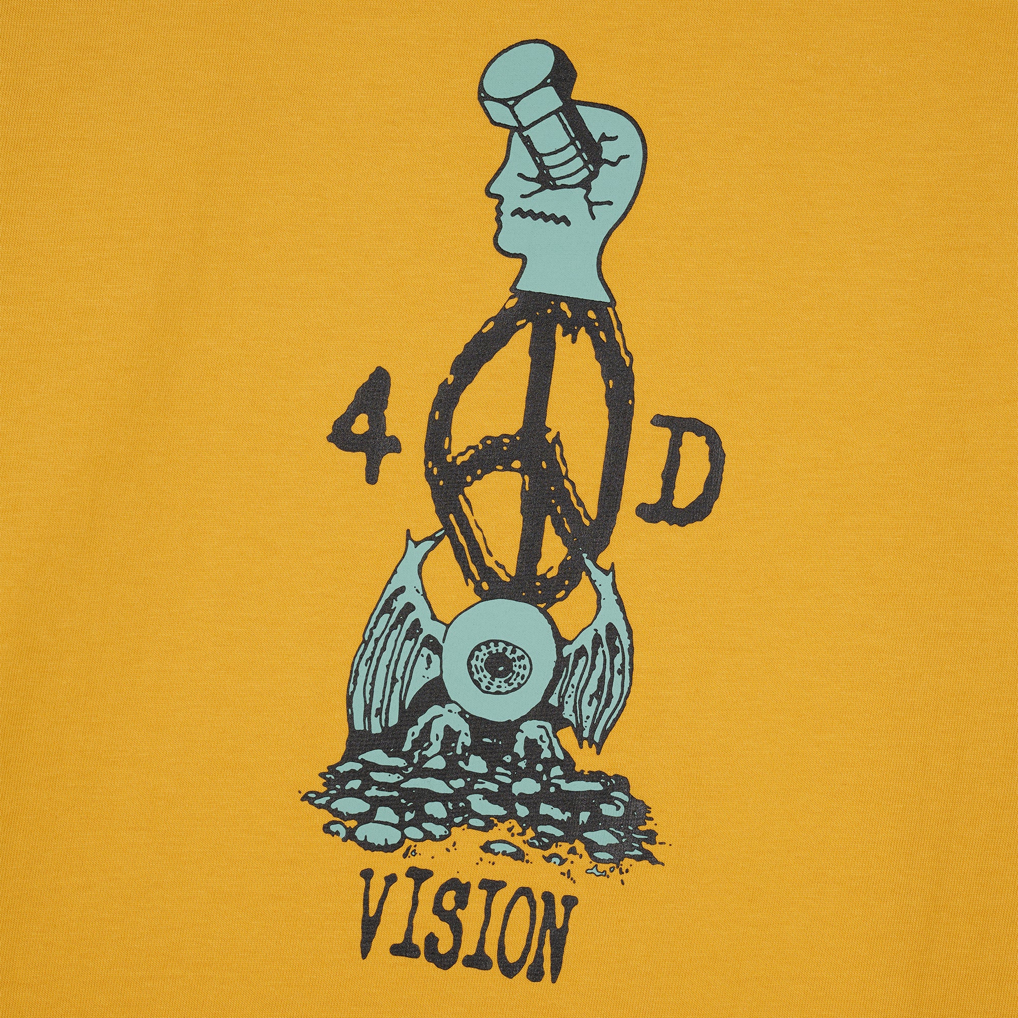 Brain Dead 4D Vision Totem T-Shirt Sand