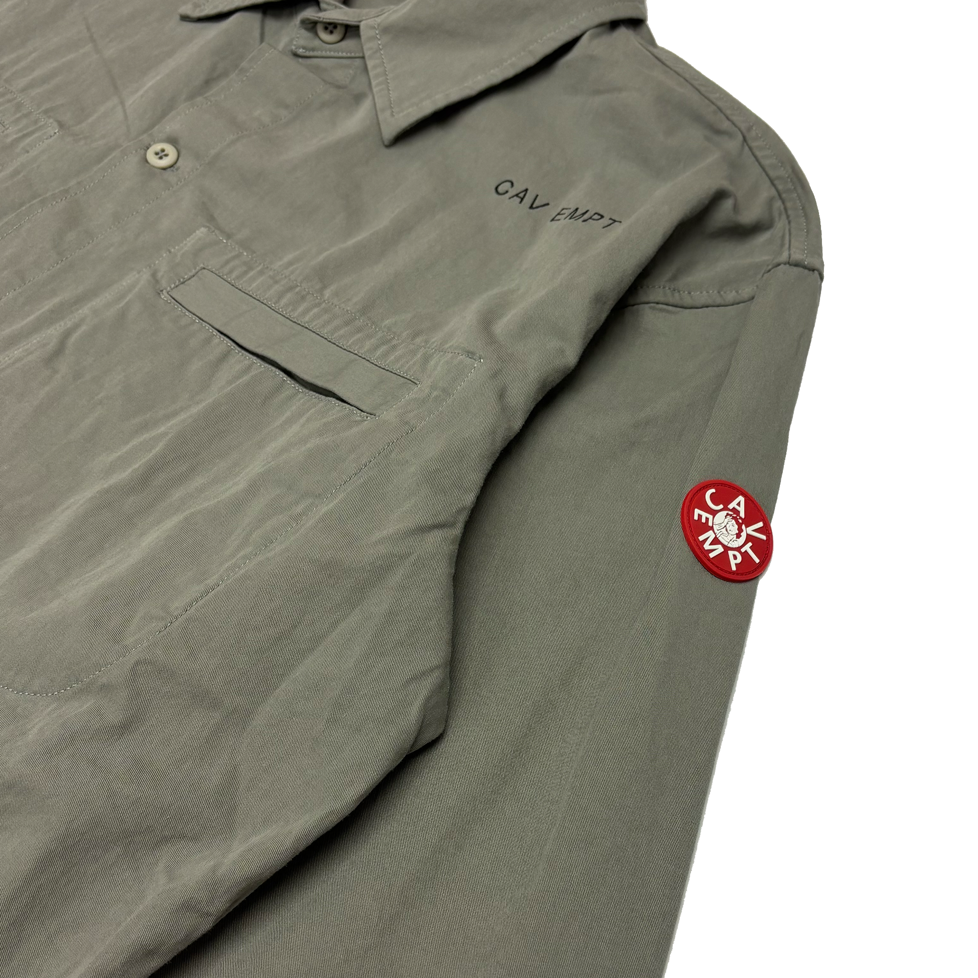 Cav Empt Cotton Casual Shirt Grey