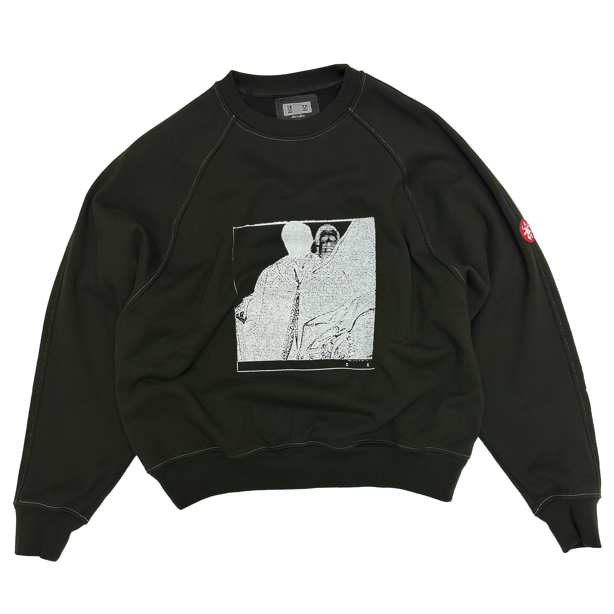 Cav Empt MD Authorship Big Crew Neck Black