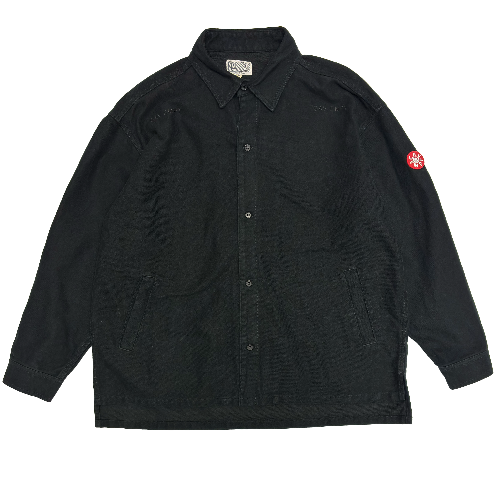 Cav Empt Welt Pocket Big Shirt Black