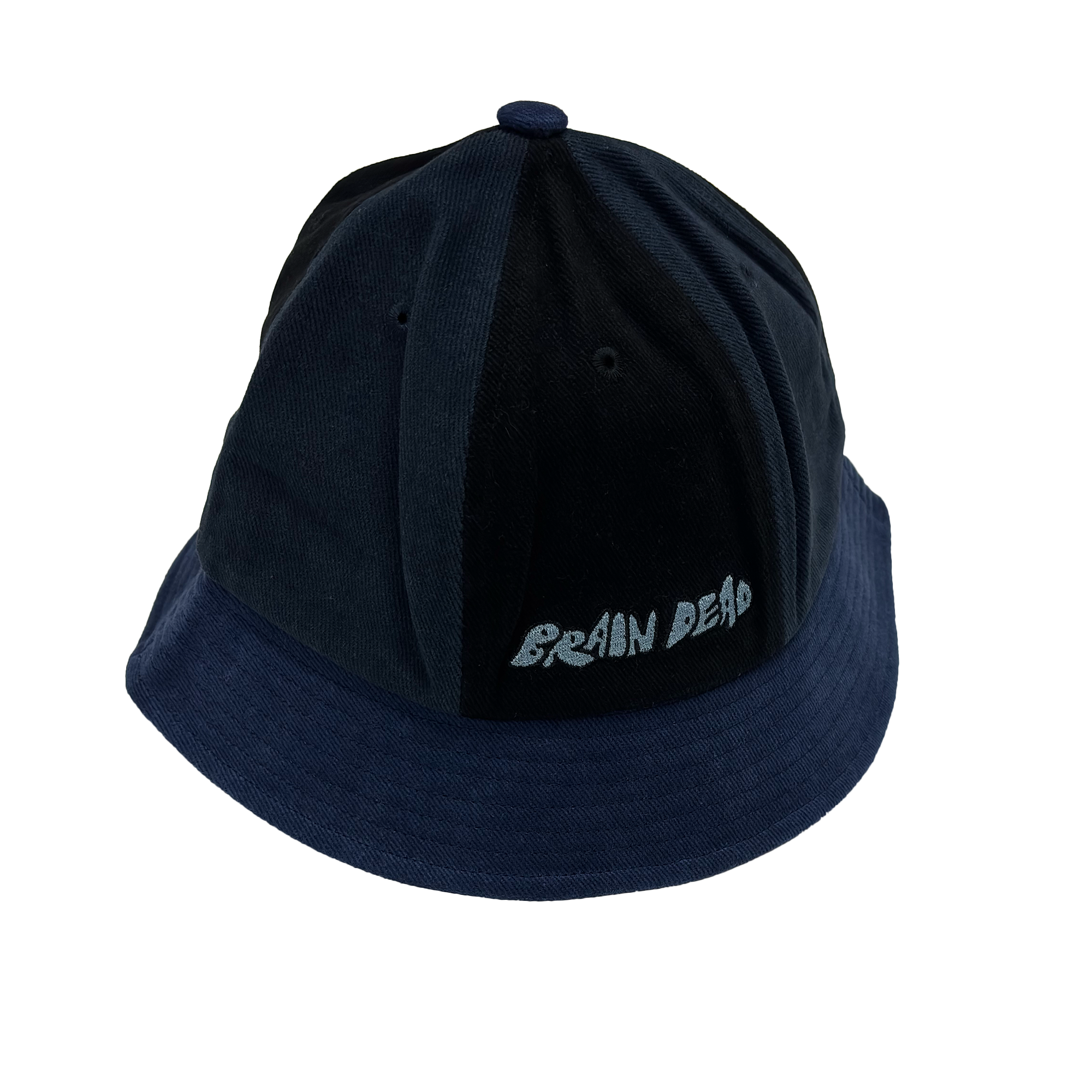 Brain Dead Brushed Twill Panelled Bell-Hat Navy / Multi