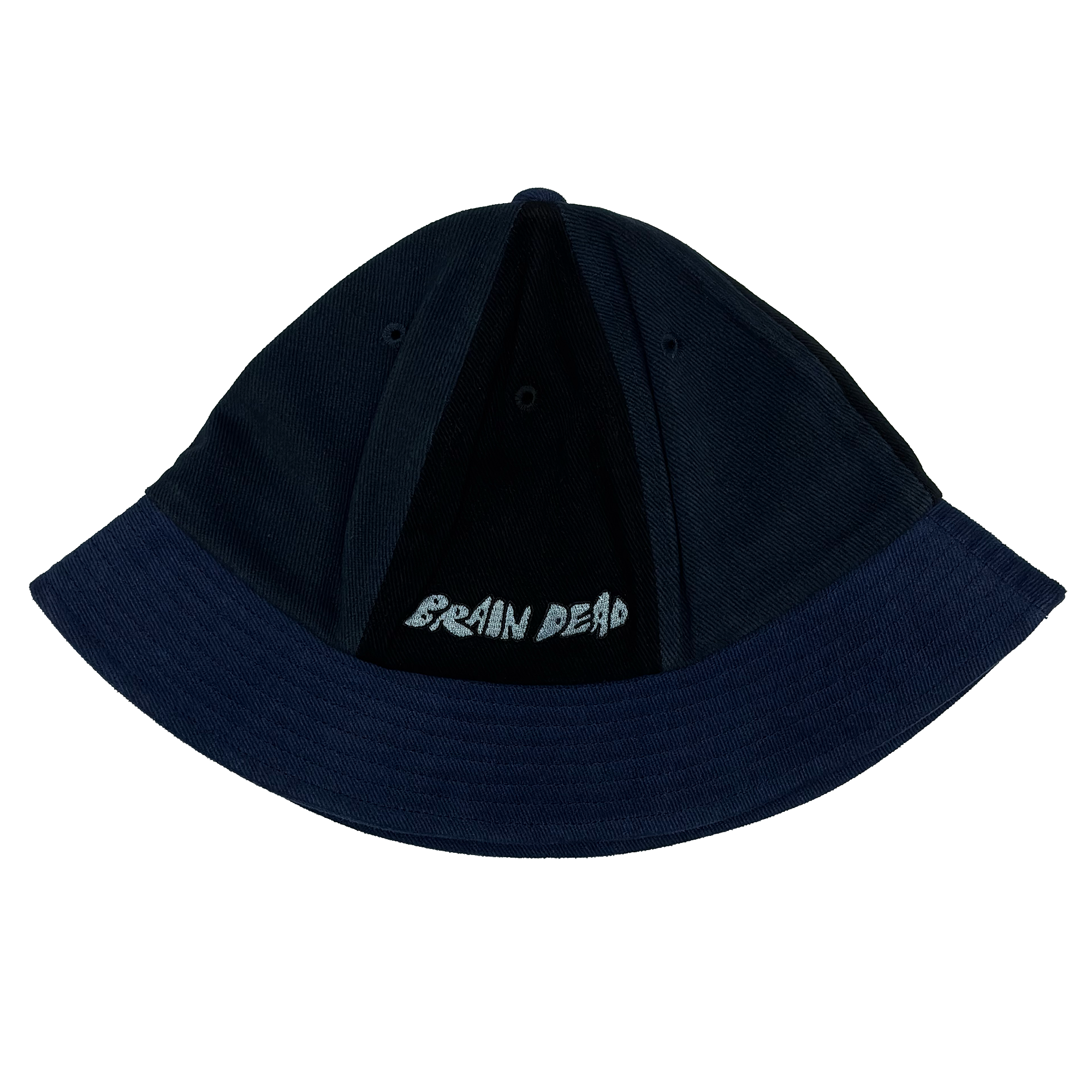 Brain Dead Brushed Twill Panelled Bell-Hat Navy / Multi