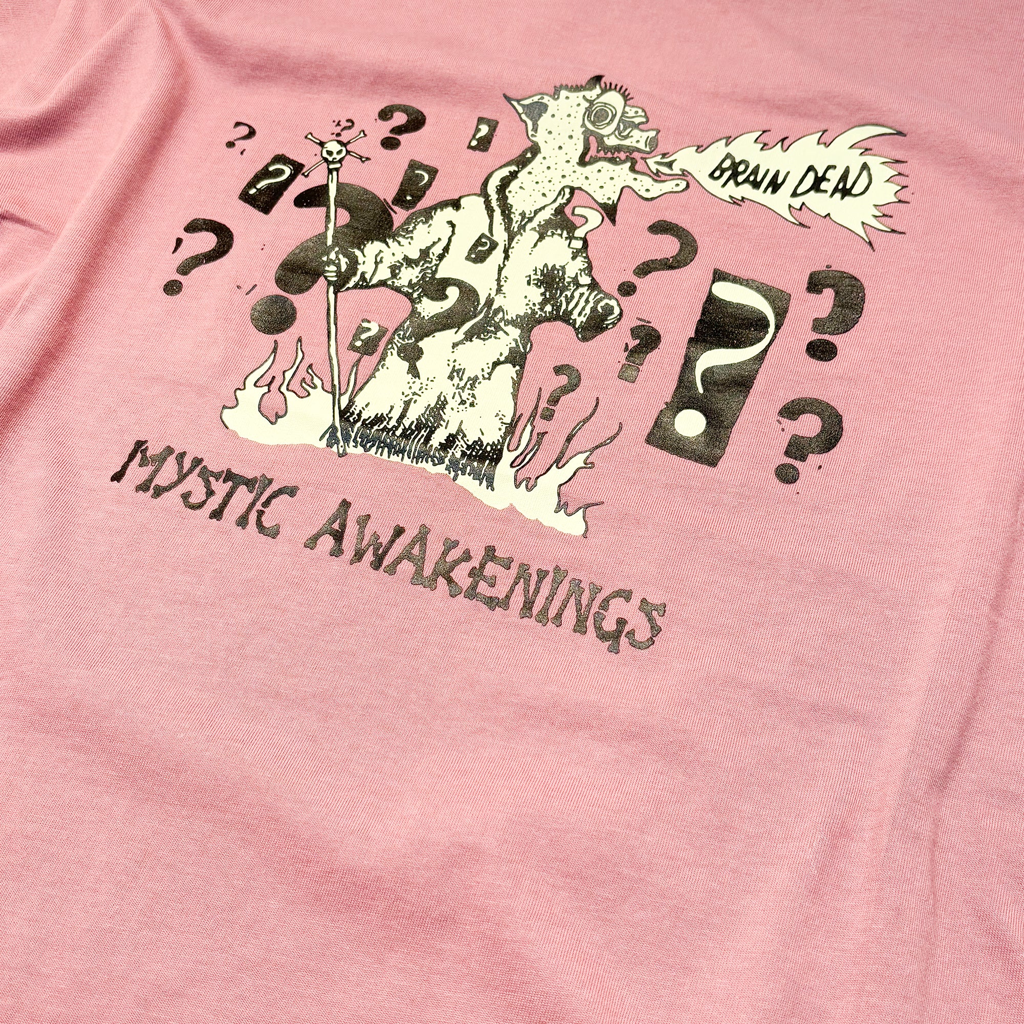 Brain Dead Mystic Awakenings T-Shirt Rose Taupe