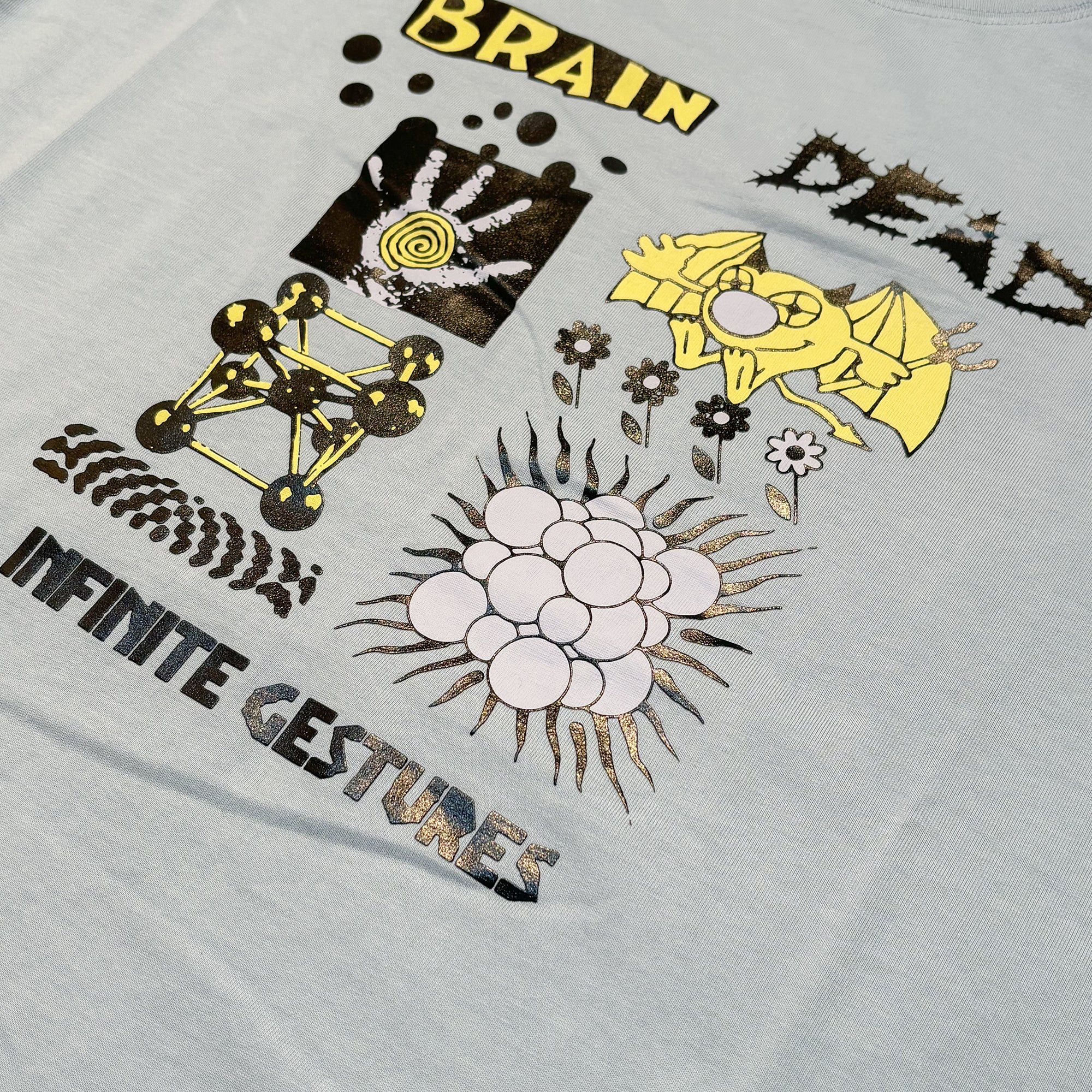 Brain Dead Infinite Gestures T-Shirt Slate