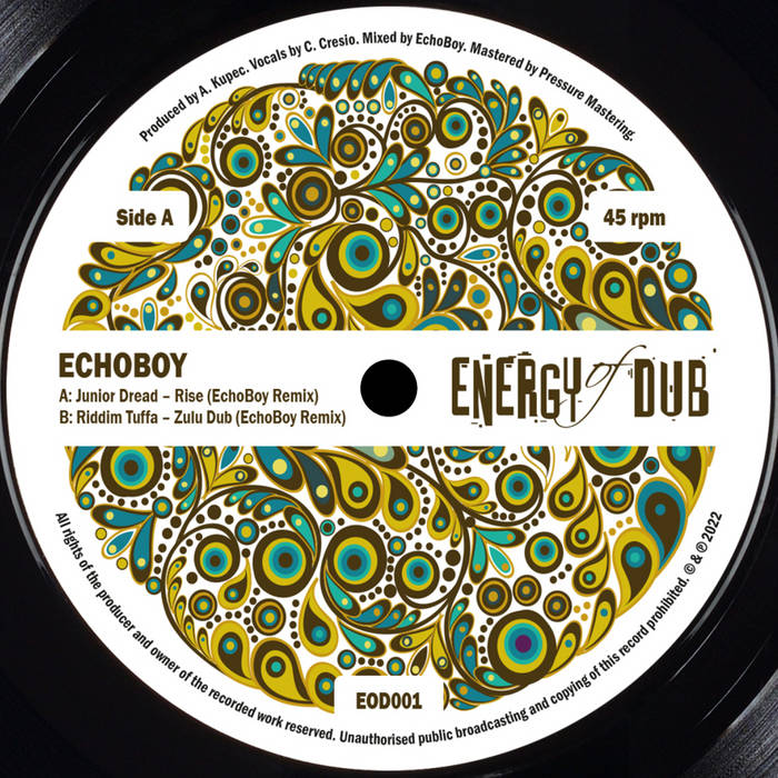 Echoboy - Rise & Zulu Dub Remixes EP