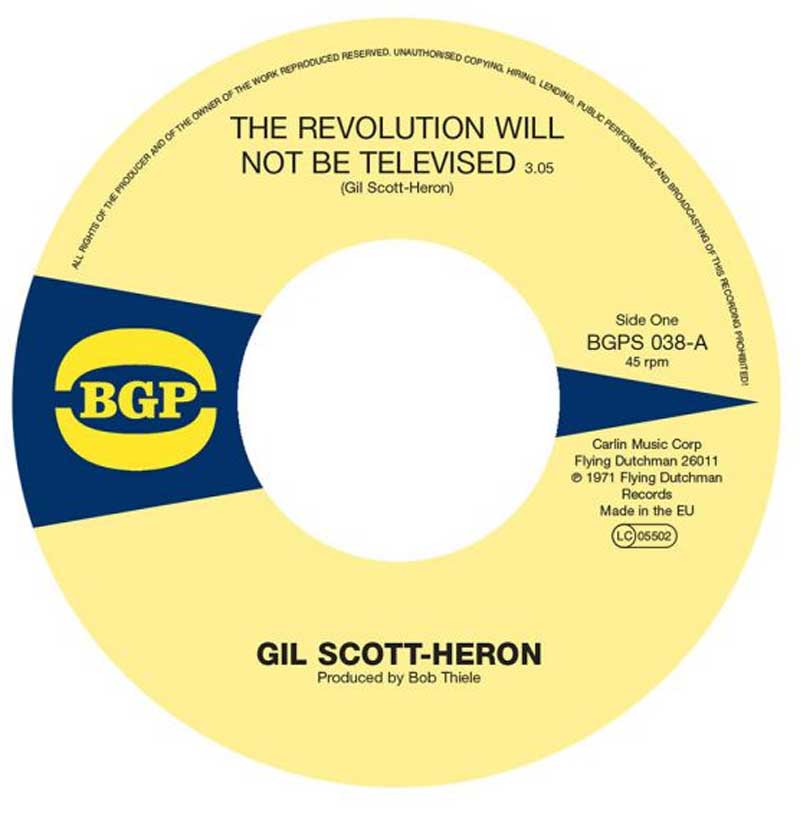 Gil Scott-Heron - The Revolution Will Not Be Televised / Home Is Where The Hatred Is
