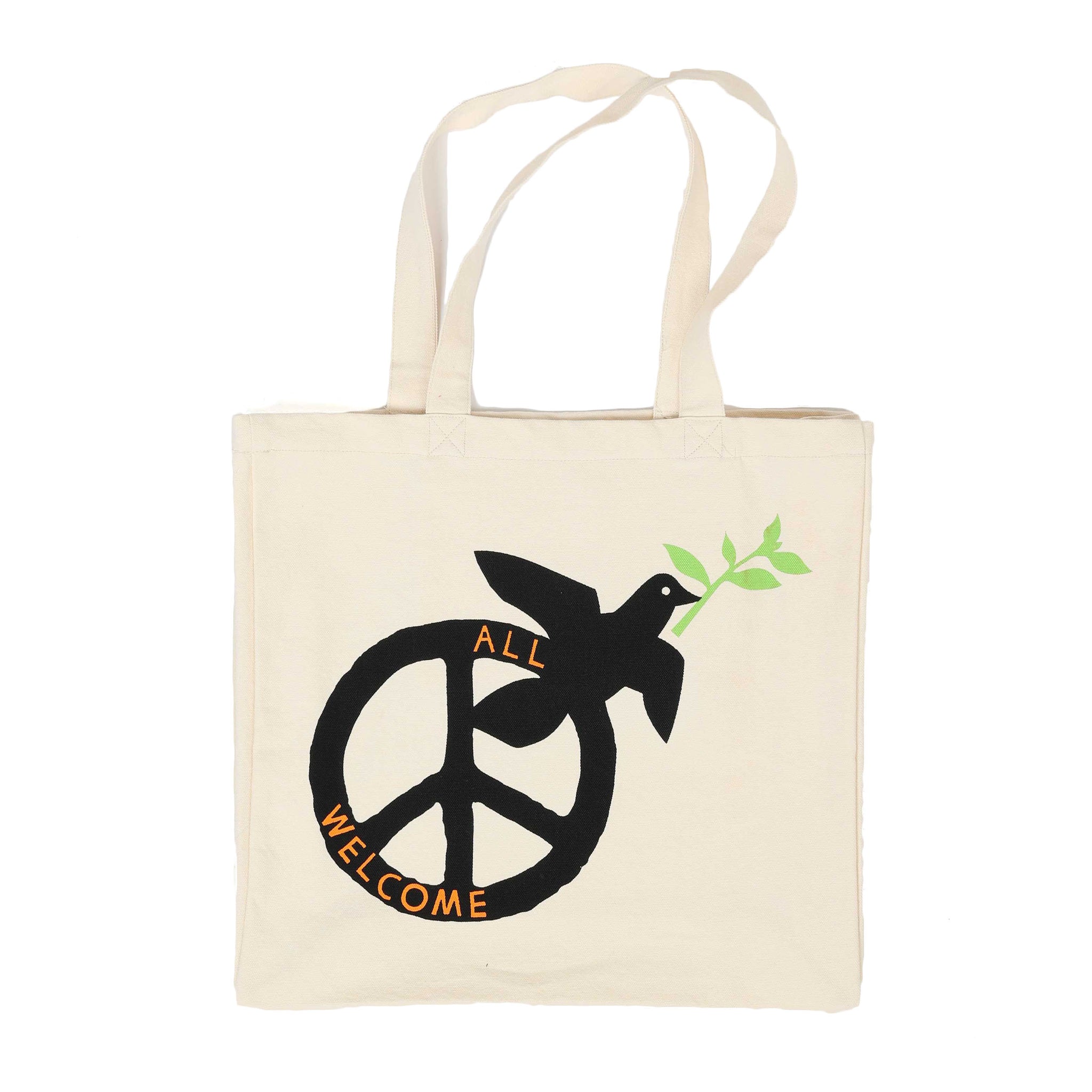 Peace Dove Canvas Tote Bag
