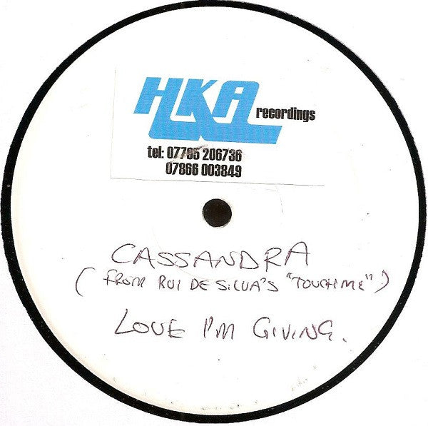 CamPoss Feat Cassandra Fox : Love I'm Givin' (12", Unofficial, W/Lbl)