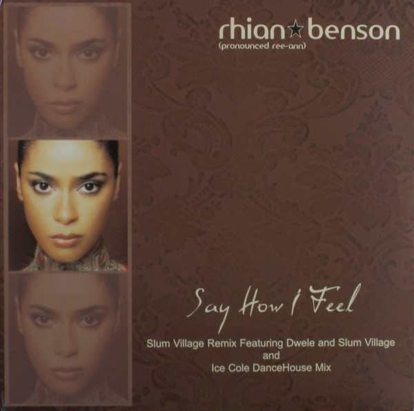 Rhian Benson : Say How I Feel (12")