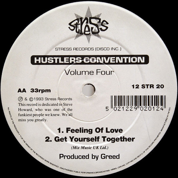 Hustlers Convention : Volume Four (12", EP)