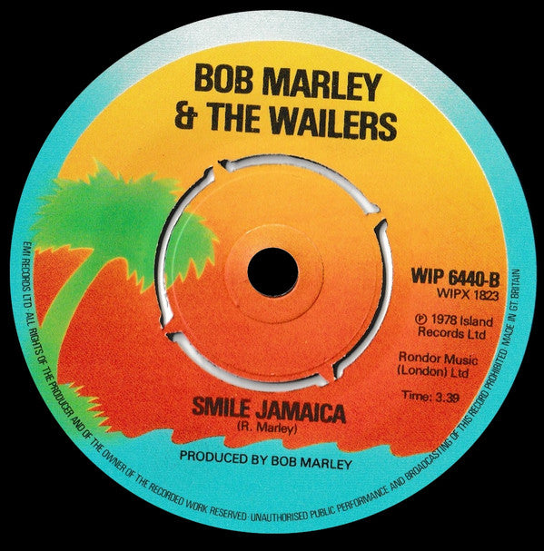 Bob Marley & The Wailers : Satisfy My Soul / Smile Jamaica (7", Single)