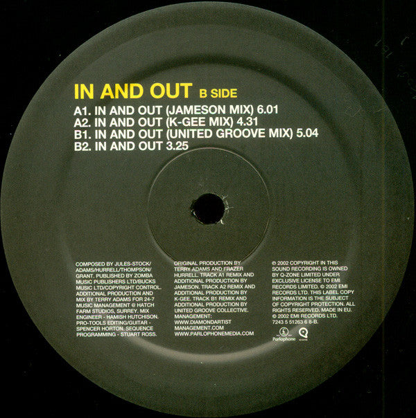 3rd Edge : In And Out (12")