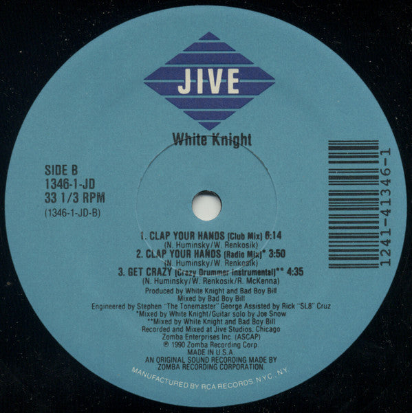 White Knight : Get Crazy (12")
