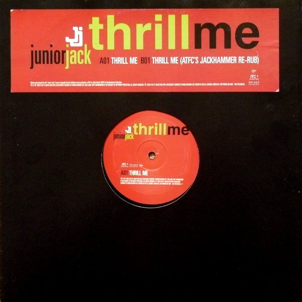 Junior Jack : Thrill Me (12", Promo)