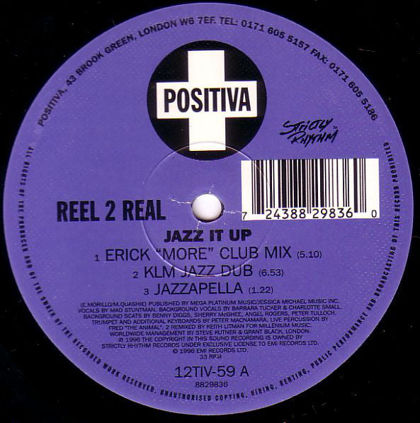 Reel 2 Real : Jazz It Up (12")