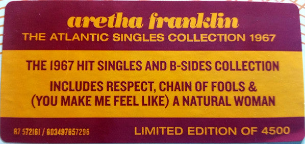 Aretha Franklin : The Atlantic Singles (1967) (7", Single, RE + 7", Single, RE + 7", Single, RE +)
