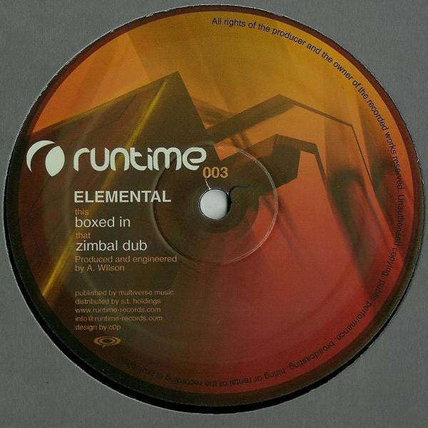 Elemental (4) : Zimbal Dub (12")