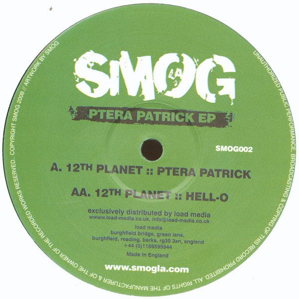 12th Planet : Ptera Patrick EP (12", EP)