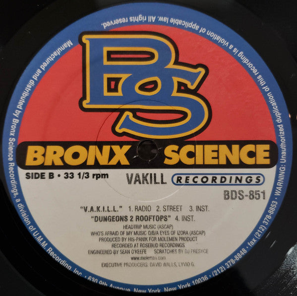 Vakill : Out The Speakers (12")
