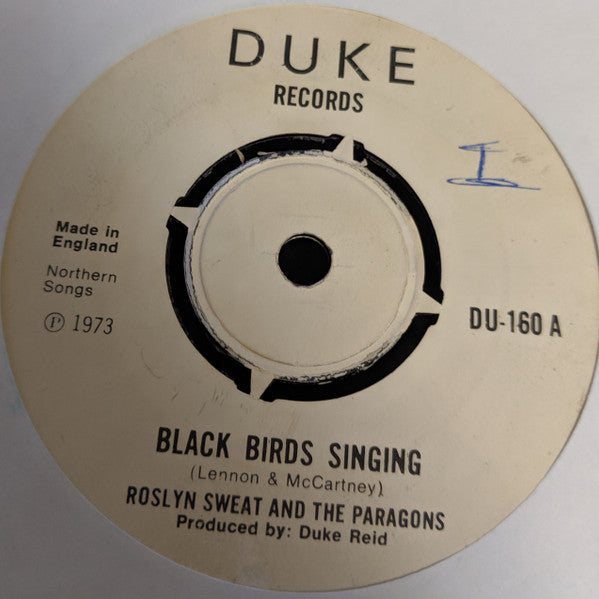 Roslyn Sweat* And The Paragons : Black Birds Singing / Always (7", Single)