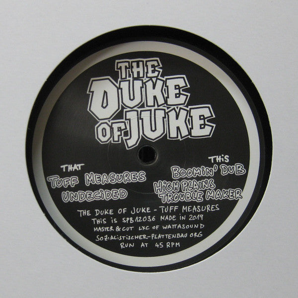 The Duke Of Juke : Tuff Measures (12")
