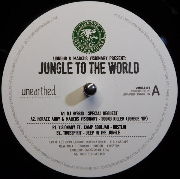 Various : Liondub & Marcus Visionary Present: Jungle To The World 3 (12")