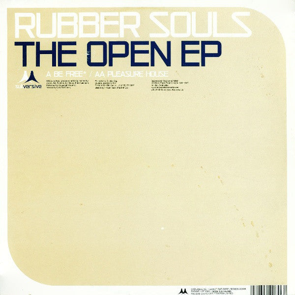 Rubber Souls : The Open EP (12", EP)