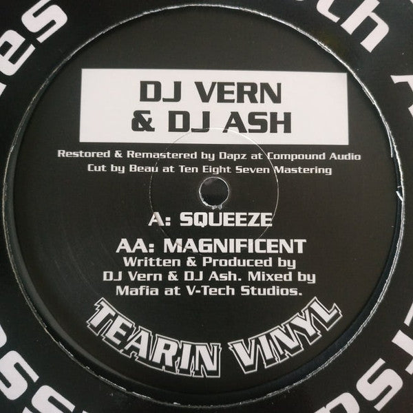 DJ Vern* & DJ Ash : Squeeze / Magnificent (12", Ltd, RE, Sil)