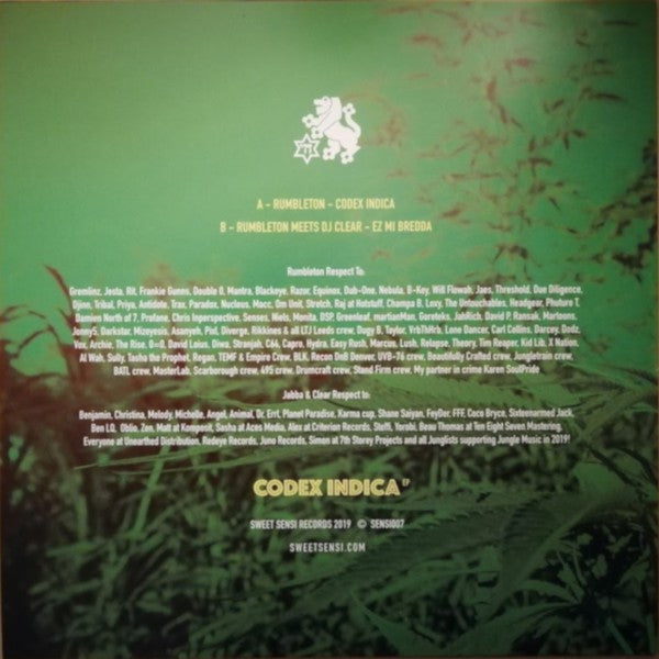 Rumbleton : Codex Indica EP (12", EP)