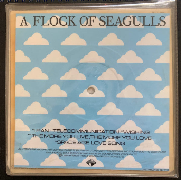 A Flock Of Seagulls : Who's That Girl (She's Got It) (7", Single, Whi + 7", Shape, S/Sided, Mixed, Pic)