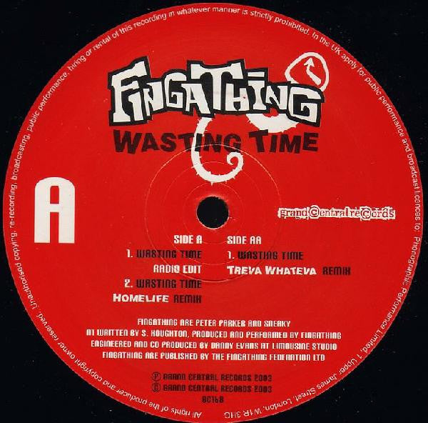 Fingathing : Wasting Time (12")