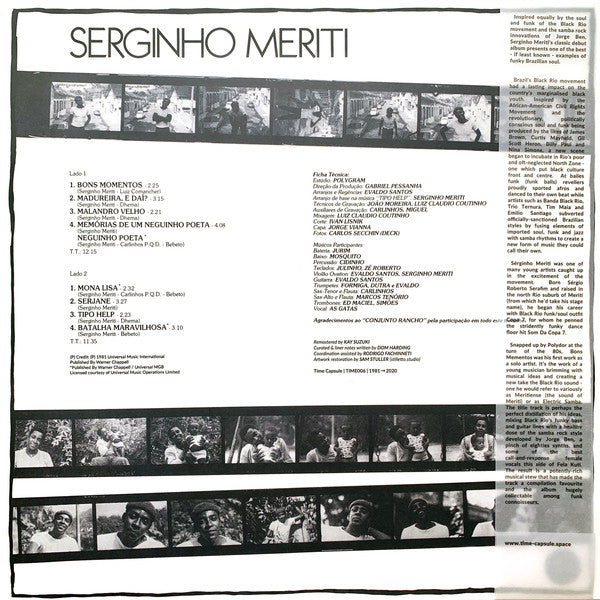 Serginho Meriti : Bons Momentos (LP, Album, RE, RM)