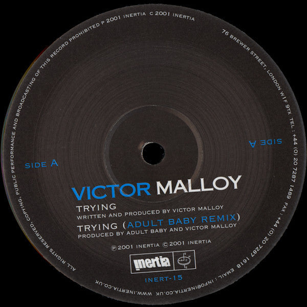 Victor Malloy : Trying EP (12")