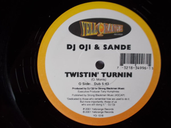 DJ Oji & Sandé : Twistin' Turnin (12")