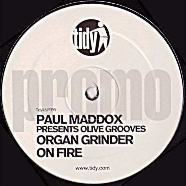 Paul Maddox Presents Olive Grooves : I Can't Let Go / Pitchbend Groove (12", Promo)