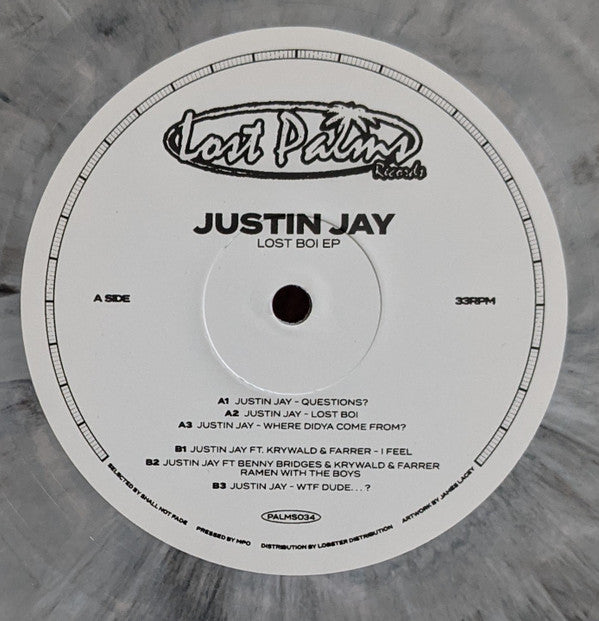 Justin Jay (2) : Lost Boi EP (12", EP, Gre)
