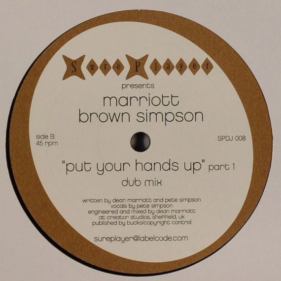 Marriott & BrownPete Simpson (2) : Put Your Hands Up (Part 1) (12")
