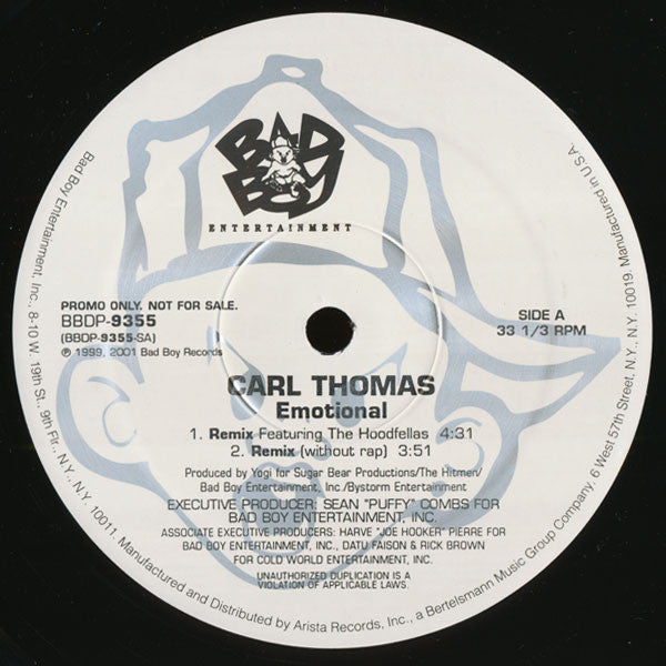 Carl Thomas : Emotional (Remix) (12", Promo)