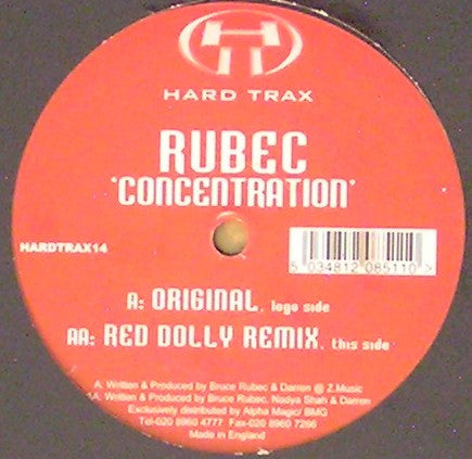 Rubec : Concentration (12")