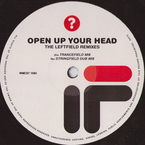 If? : Open Up Your Head (12", Promo)
