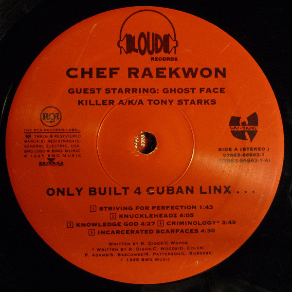 Raekwon Guest Starring: Ghostface Killah A/K/A Tony Starks : Only Built 4 Cuban Linx... (2xLP, Album)