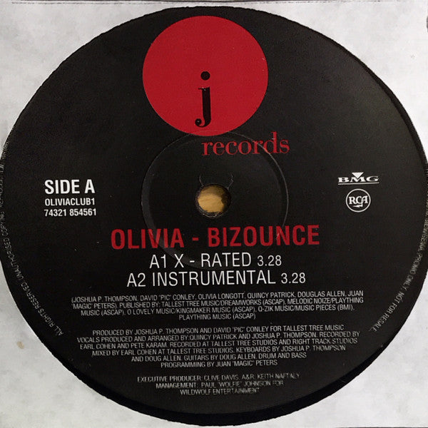Olivia : Bizounce (12", Promo)
