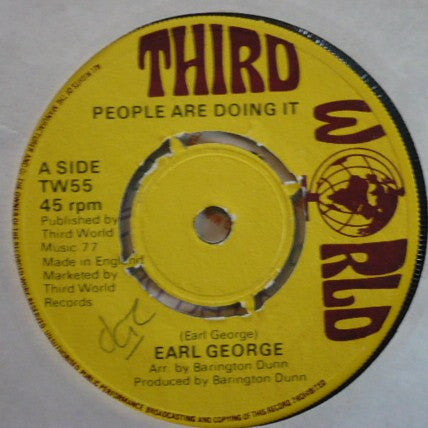 Earl George : People Are Doing It (7", Single)