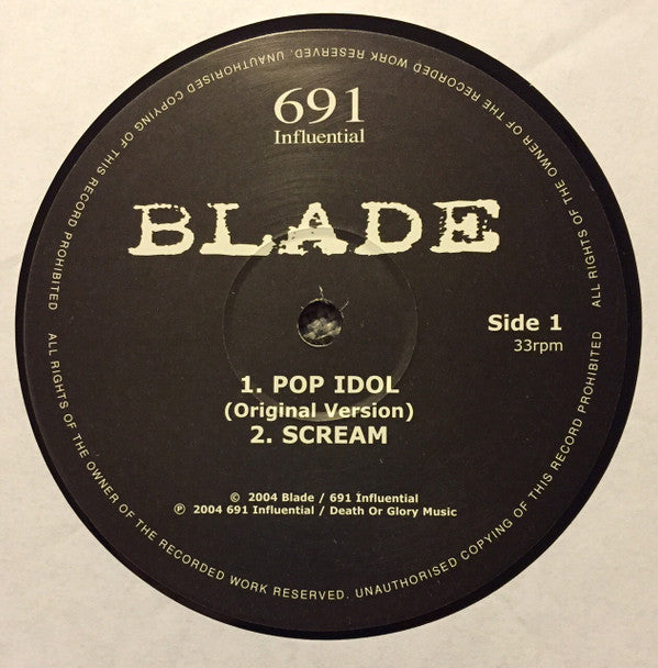 Blade (3) : Pop Idol (12")